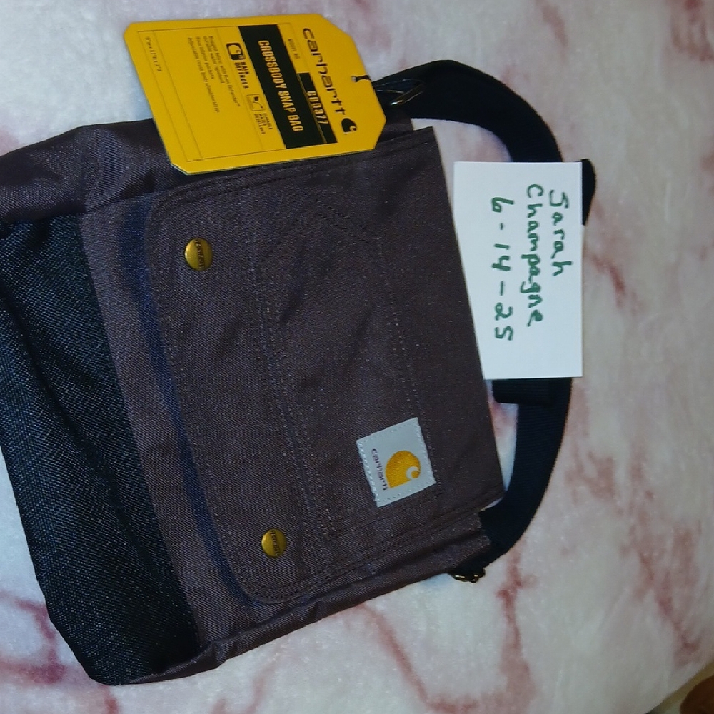Carhartt Brown Messenger Bag with Signature Logo